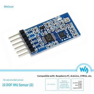 微雪 ICM20948 BMP280 10轴传感器 加速度/陀螺仪/磁力计导航模块