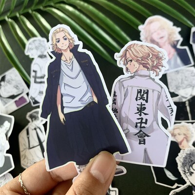 东京万复仇者纸手账本文具盒贴纸包动漫本子mikey万次郎动漫装饰