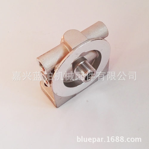 PL420不带泵滤清器底座PL270铝座R60PR90PR120T不带泵铝座