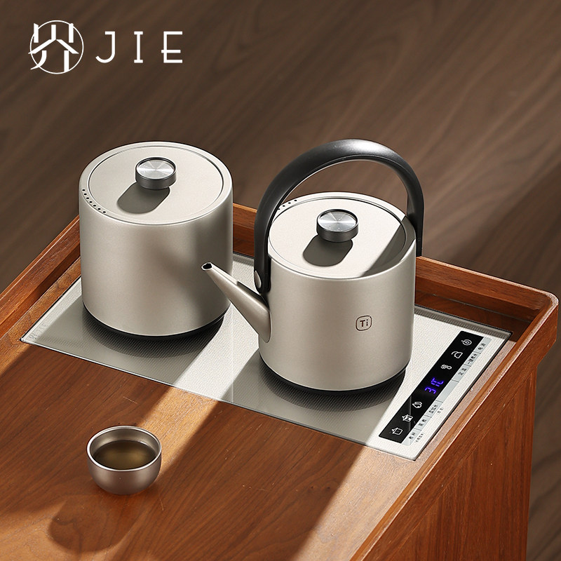 茶小北全自动上水纯钛电热烧水壶家用嵌入式一体电茶炉煮茶器保温