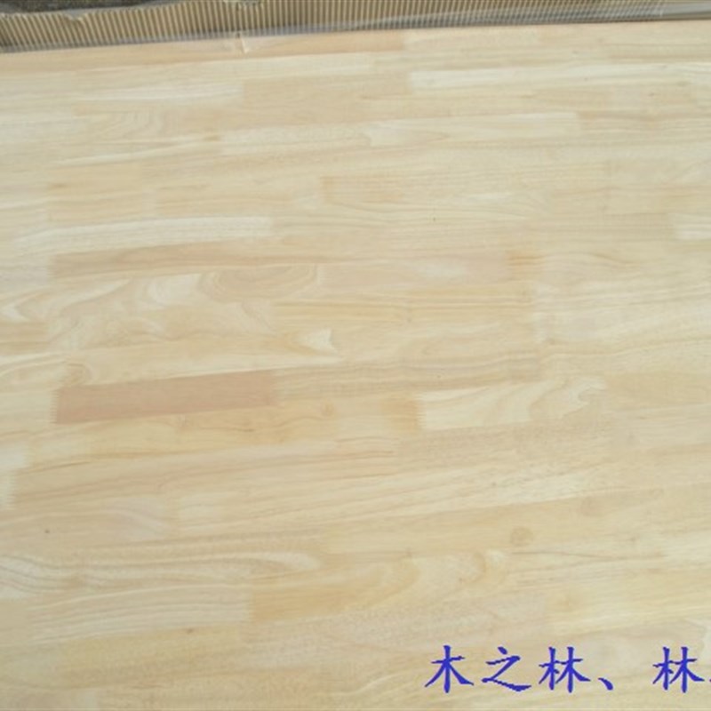 木之林E0级橡胶木指接板-mm橡木实木板材衣柜橱柜家具楼梯