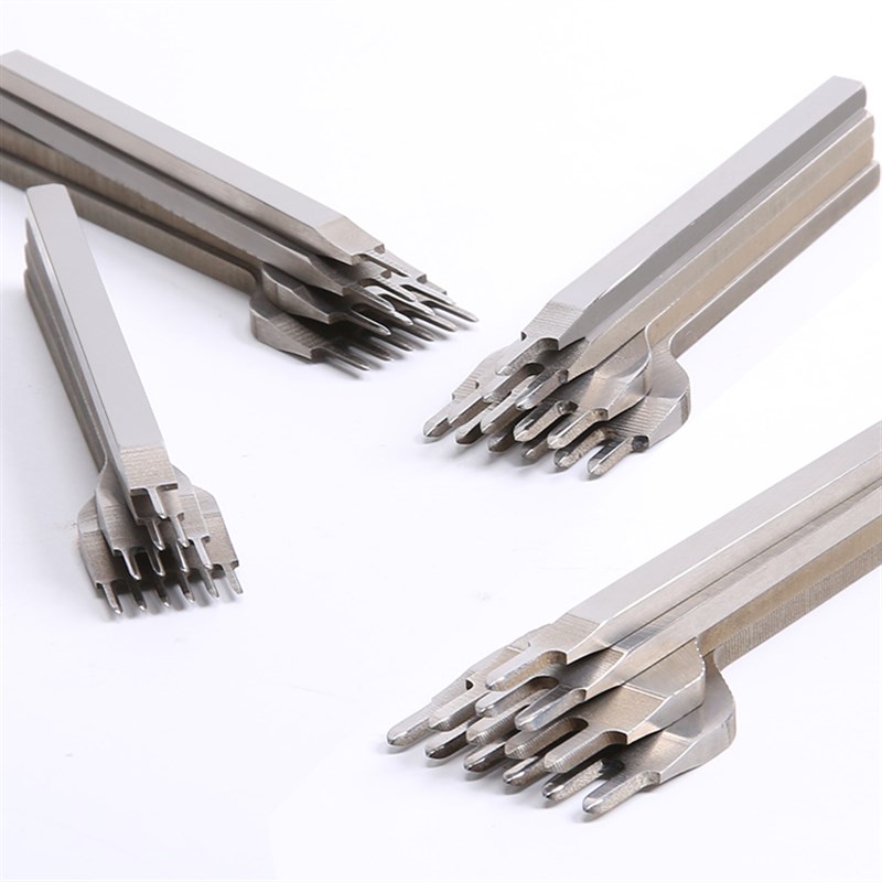 DIY手工皮具菱斩皮雕皮革菱斩打孔工具植鞣革皮革打孔工具