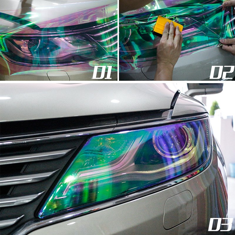 十代思域两厢思域熏黑尾灯膜改色车灯膜保护膜磨砂透光大灯膜贴膜