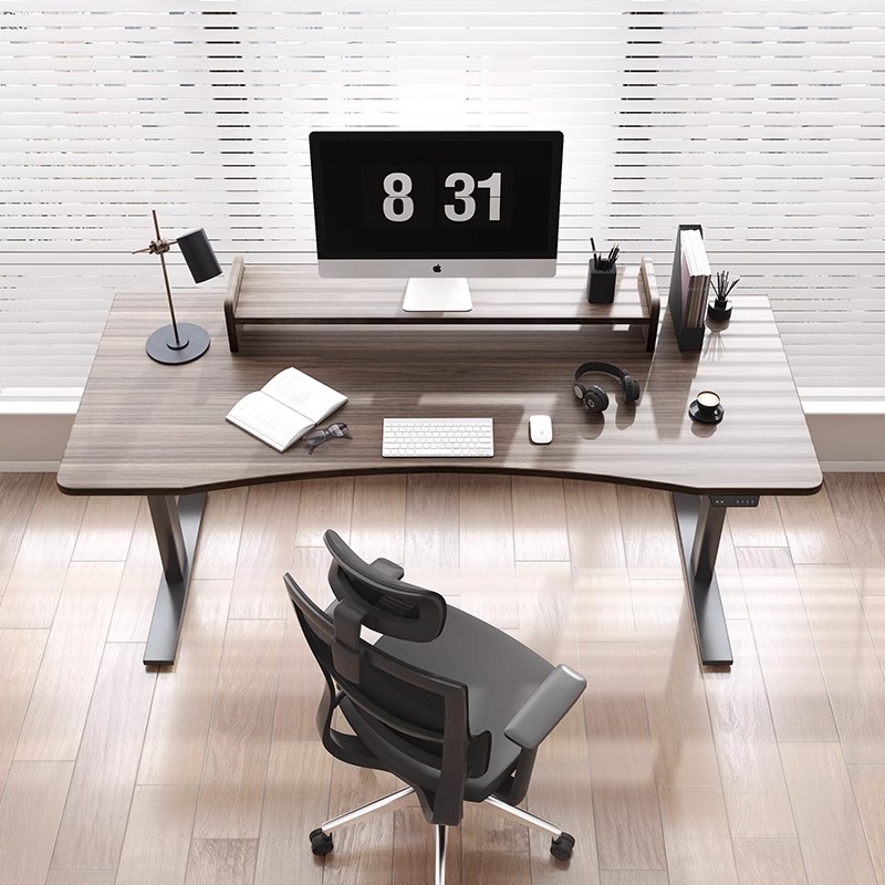 捷奥电动升降桌办公桌书桌站立办公台式书房电脑智能升降书桌