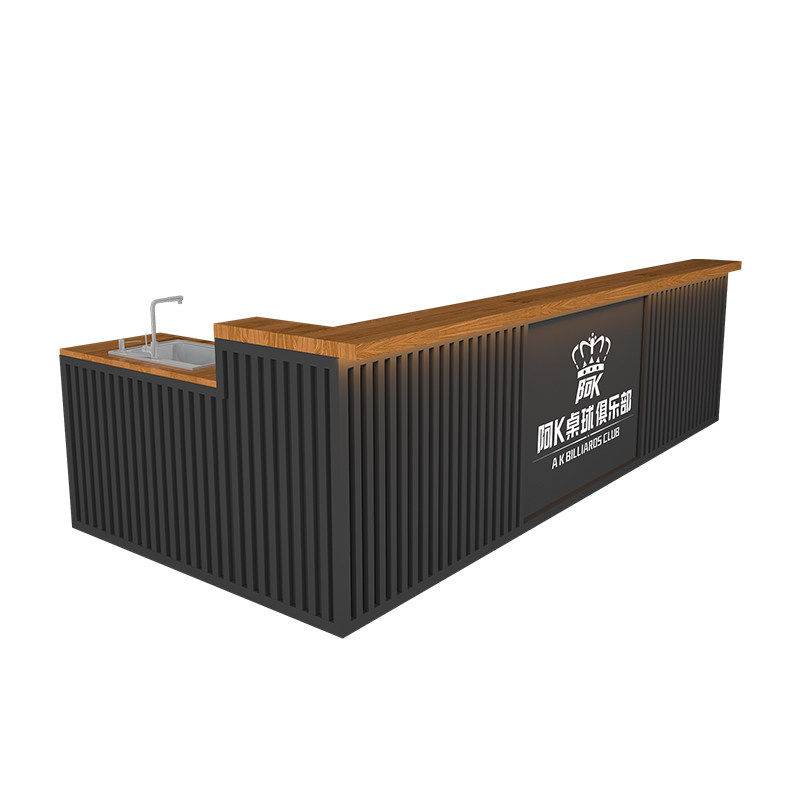 台球厅铁艺收银柜台健身房体育馆接待台咖啡店复古工业风酒吧吧台,商业/办公家具,收银台,淘宝优惠券,粉丝福利购,淘宝优惠卷