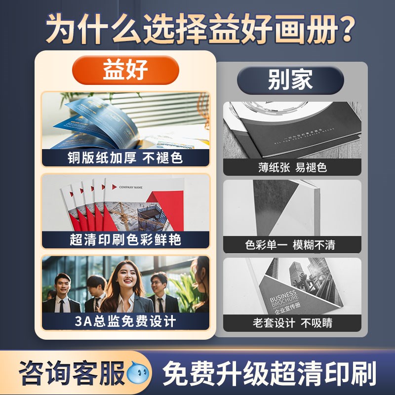 展会画册印刷宣传册定制企业员工手册打印广告招商设计制作公司产