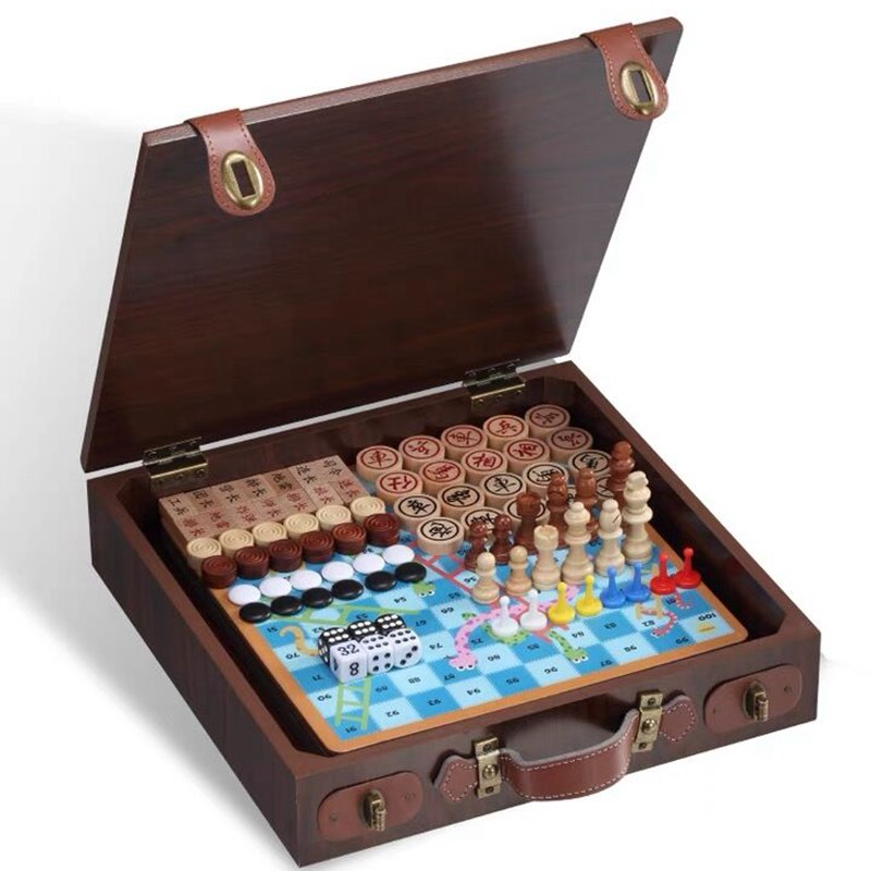 儿童五子棋跳棋飞行棋多合一棋类大全多功能象棋盘益智围游戏