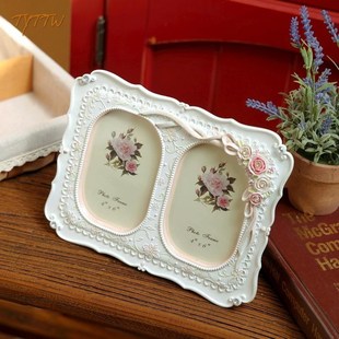 欧式复古相框摆台婚纱照创意个性梳妆台书房小新照片像框