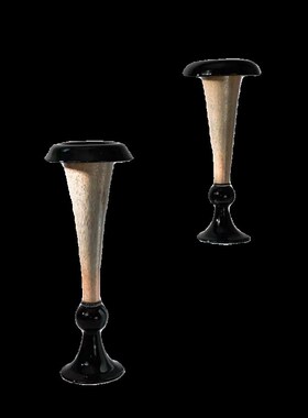 中古风手工异形创意瓶复古风样板间蘑菇头肌理疏离器