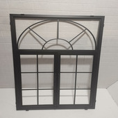 新款 铁窗户铁艺客厅隔断窗墙壁假窗装 饰落地门窗墙上平窗子定制