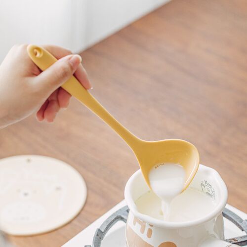 树可迷你硅胶汤勺家用辅食锅不粘锅专用勺子厨房中式厨具套装汤匙