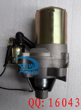 汽油发电机配件168F/2KW-2.5KW 电启动马达 GX160马达带继电器