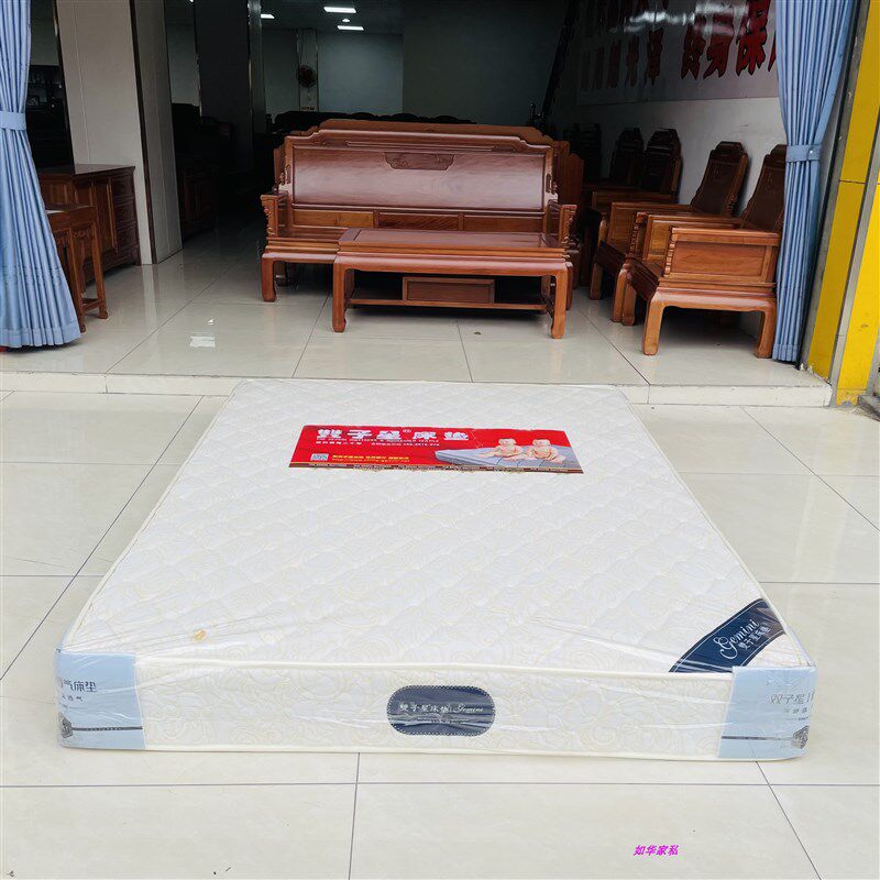 双子星床垫纯棉布弹簧床垫软硬席梦思厚床垫1.5m1.8米22分厂直销