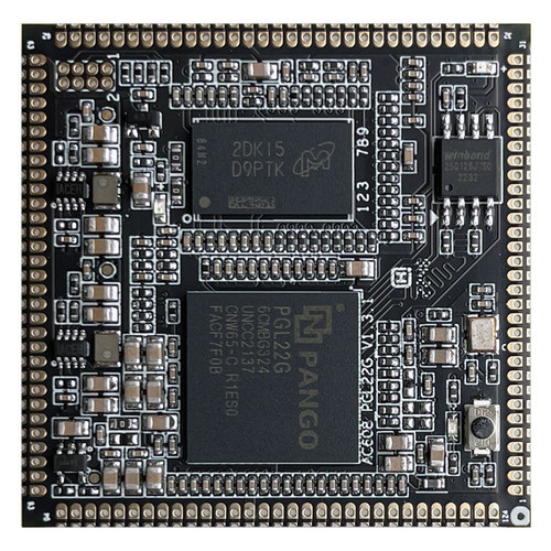 紫光同创国产FPGA开发板邮票孔核心板PGL22G替代小梅哥AC608 DDR3