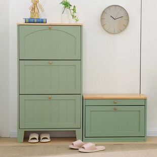 翻斗式鞋柜实木家用超薄17CyM客厅简约现代小户型玄关入户门口鞋