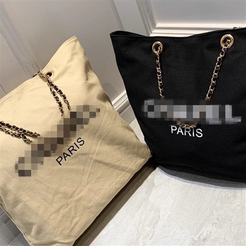 新款积分vip兑换中古大容量链条单肩帆布袋购物包女包化妆包