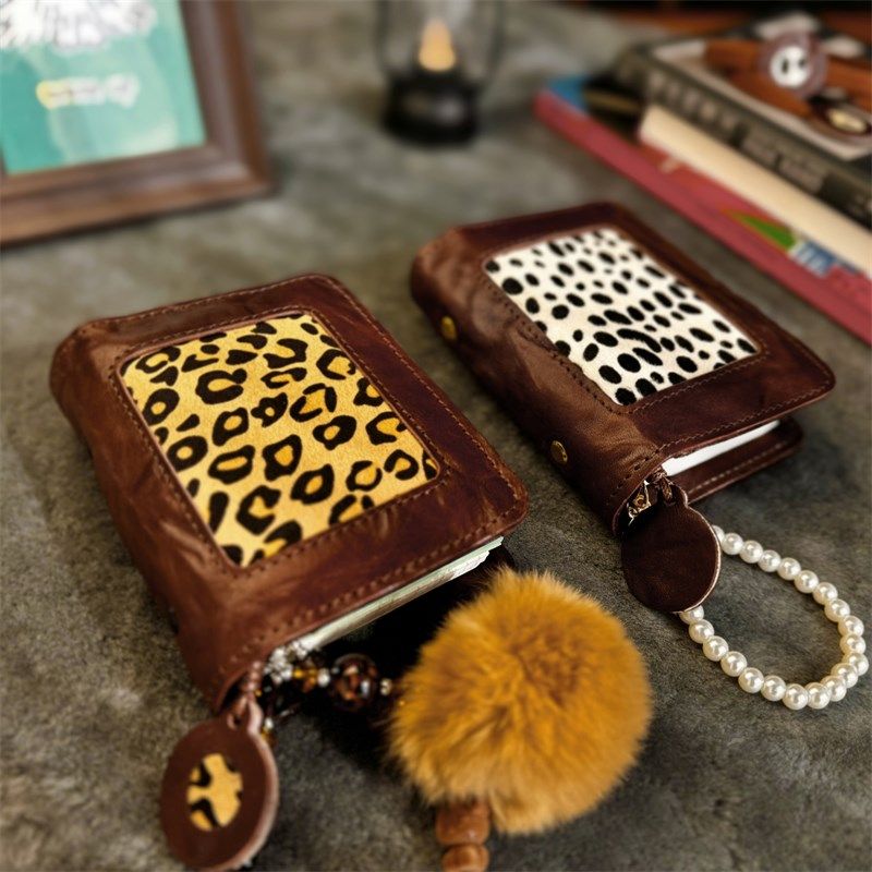 头层牛皮手抓纹m5A7个性活页贯通位活页本拼接马毛撞色手账记事本,文具电教/文化用品/商务用品,手帐/日程本/计划本,淘宝优惠券,粉丝福利购,淘宝优惠卷