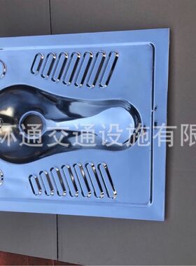 四周冲水不锈钢蹲便器真空蹲坑大便器防臭卫生间地排冲落式蹲厕