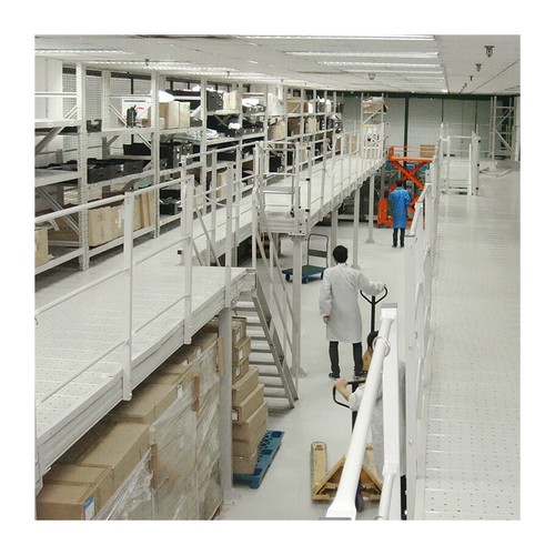 速发重型仓储货架仓库货物架大型库房置物架定制钢平台货架每平方