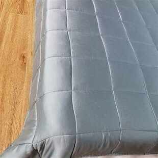 竹纤维重力毯加重被夏季加重毯纯色冷感舒适竹纤维绗缝毯工厂定制