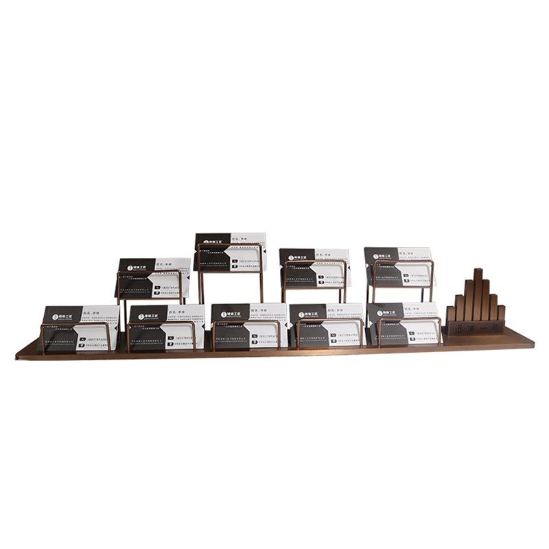 售楼部酒店名片盒定制前台高端名片展示架子高级名片盒桌面印loo,文具电教/文化用品/商务用品,名片盒,淘宝优惠券,粉丝福利购,淘宝优惠卷