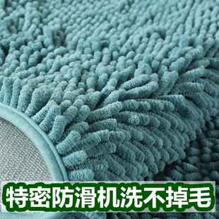 特密雪尼尔地垫吸水浴室门垫防滑客厅地毯卧室满铺床边垫子