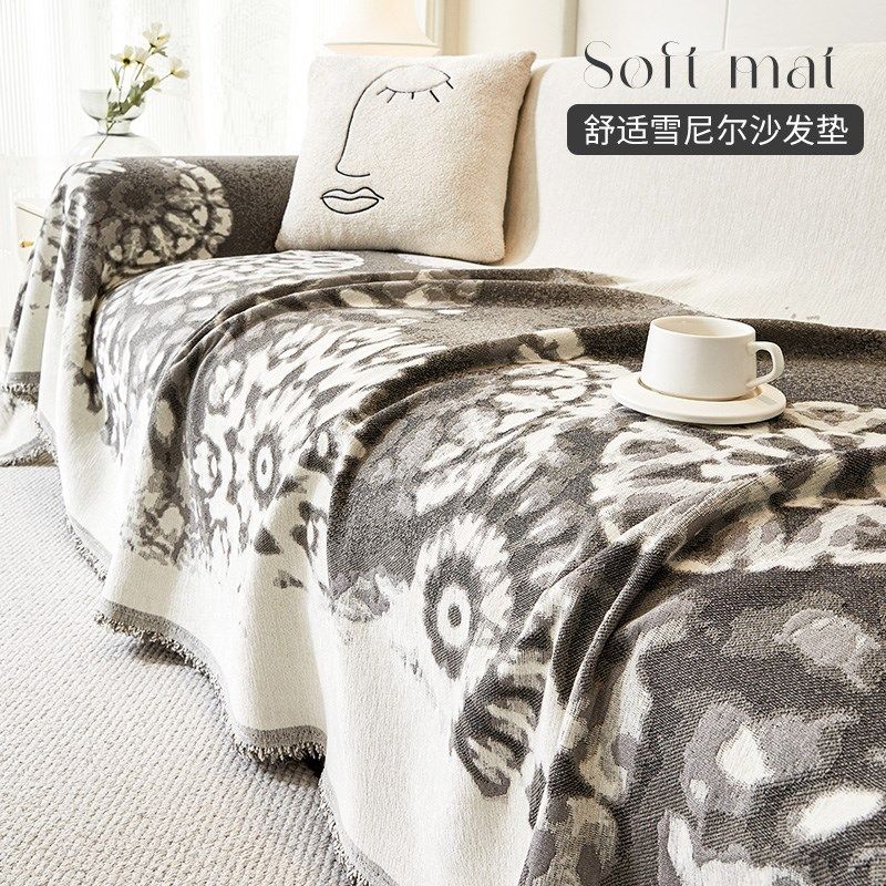 沙发盖布防猫抓沙发巾一整张全盖四季通用布艺直排沙发罩防尘毯,居家布艺,沙发套,淘宝优惠券,粉丝福利购,淘宝优惠卷