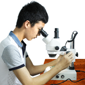 手显微镜连续变倍体视三目工业电子显微镜数码 接电脑