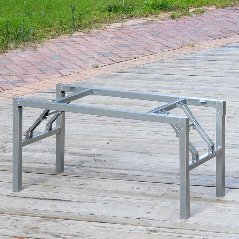 桌架子折叠桌子腿 茶几支架 桌腿 支架 折叠饭桌腿铁桌架餐台脚