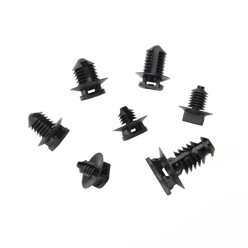 新能源汽车钣金孔圆线束扎带底座杉树固定头卡扣螺纹头FT5固定座