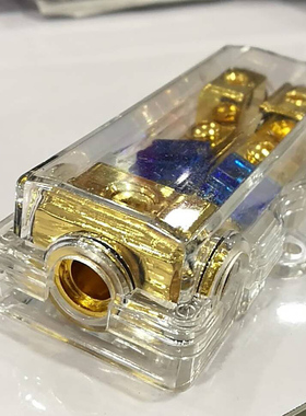 汽车音响改装功放蓝色保险管 一分二 一出二保险座 保险胆