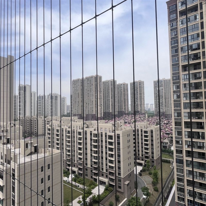 阳台防护网护栏不锈钢防掉网安全儿童防盗窗户防坠掉落隐形防猫网