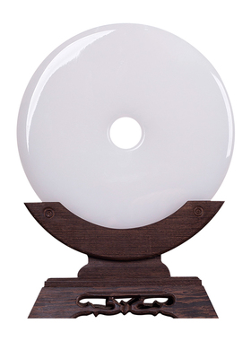 石诚记装饰玉石平安扣乔迁新居礼品创意客厅酒柜家居饰品