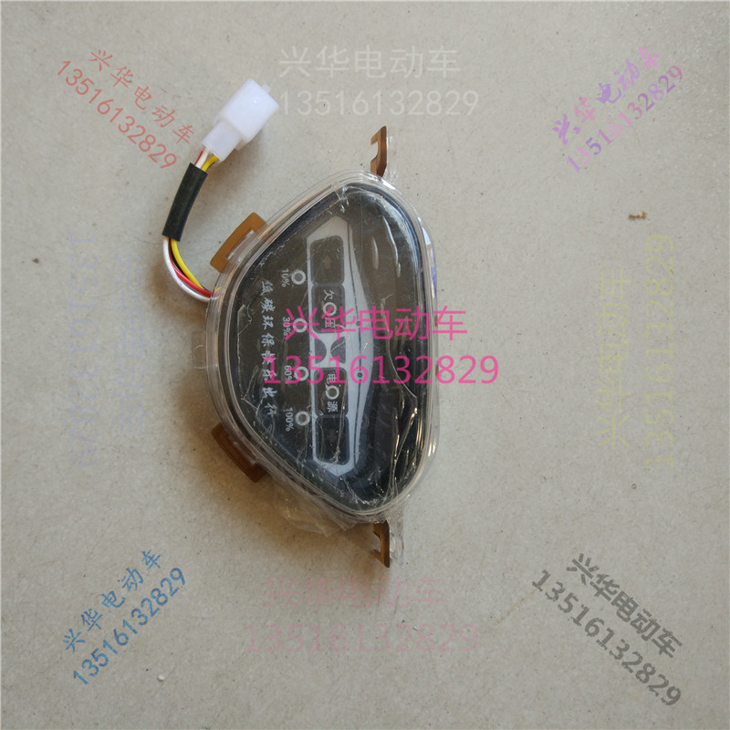 电动车仪表盘码表0V圆梦专用仪表电量显示器款led表盘