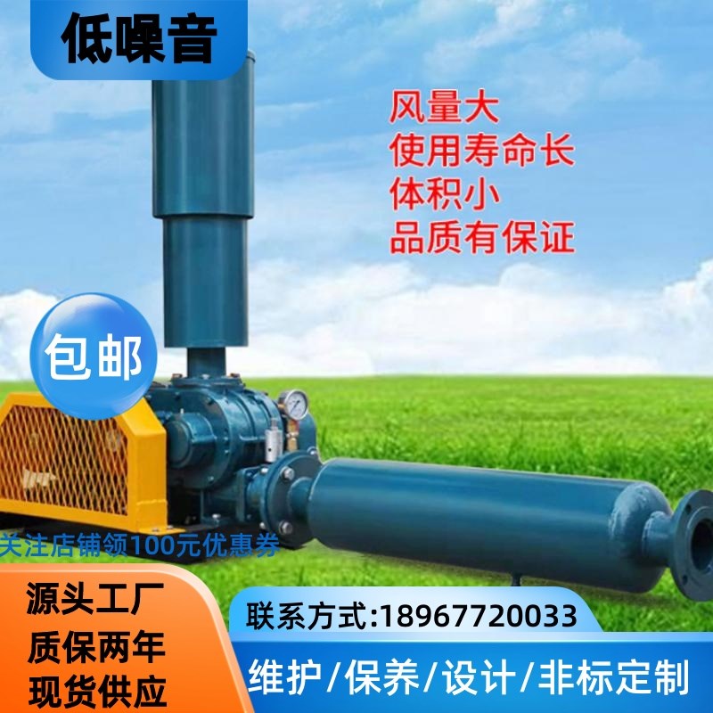 章丘三叶罗茨鼓风机 污水处理 养殖增氧 气力输送 章丘 65型