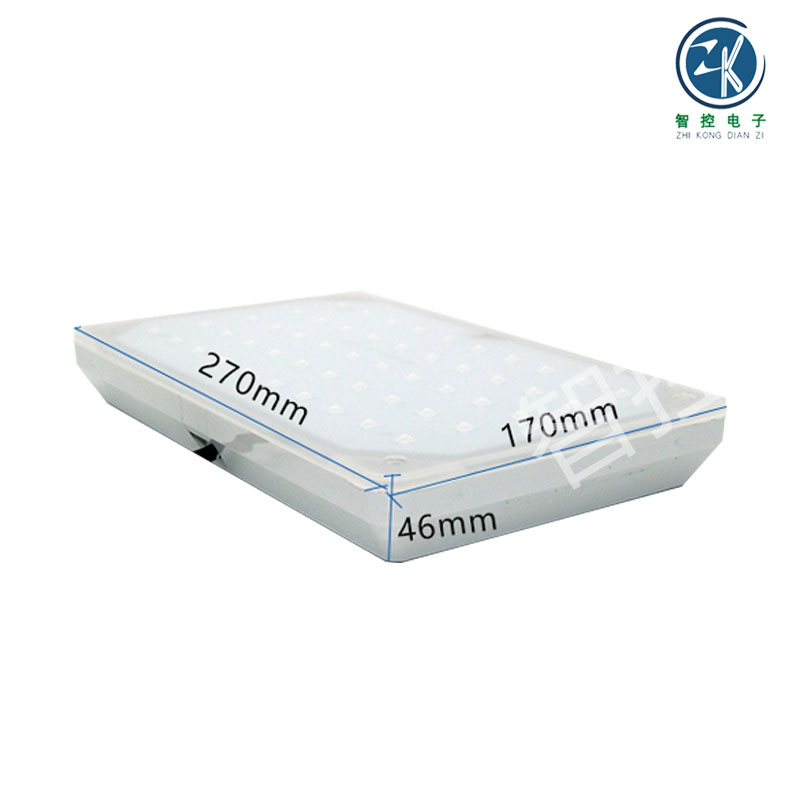 智控冷库LED专用灯30W-70W长方形耐低温防爆防潮防水吸顶灯三防灯