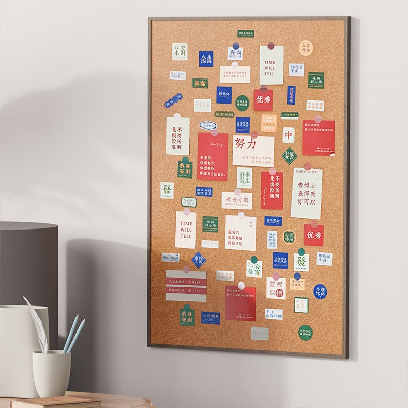 brndlnd仿桃软木板in风照片墙家用背景板墙板水松板