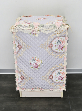 宗博布艺高贵布艺防尘罩保险柜防尘罩纱款保险柜盖布家用灰色