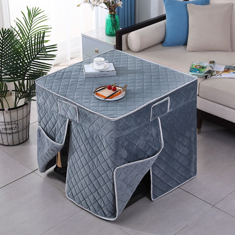 202新款烤火桌罩正方形加厚电暖炉罩冬季烤火被麻将机取暖桌布