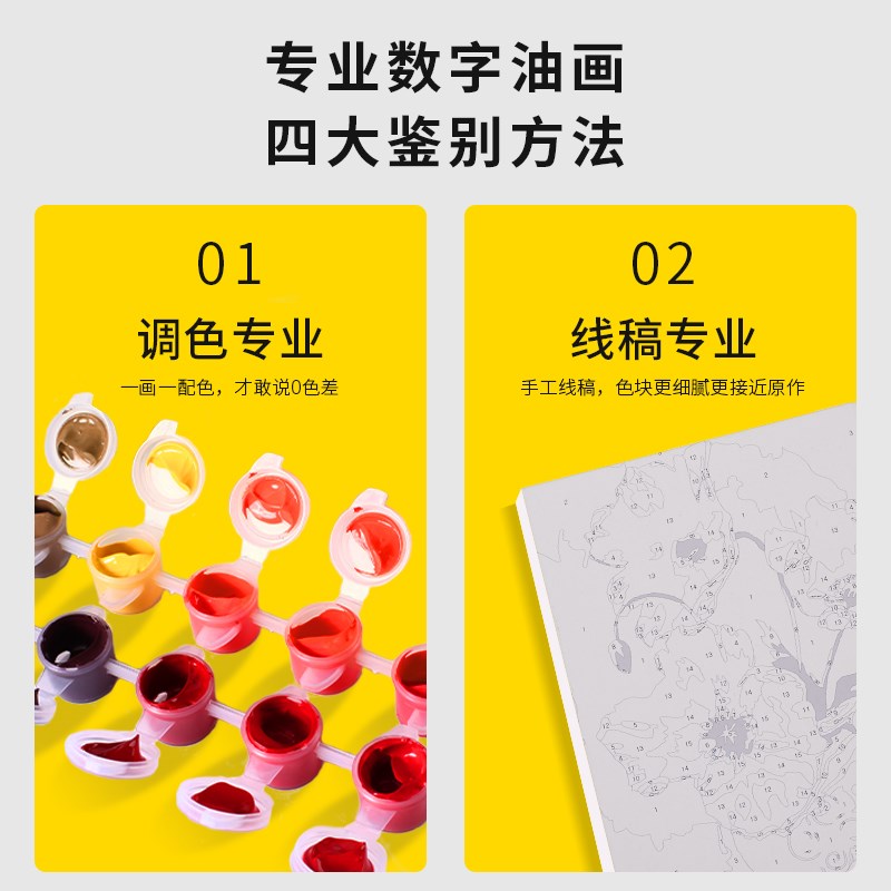 数字油画diy填色手工填充手绘欧式名画风景高级感油彩画塞纳河畔