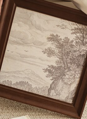 集木室物所线稿日记挂画饰画客客厅入户玄关沙发背景墙卧室画