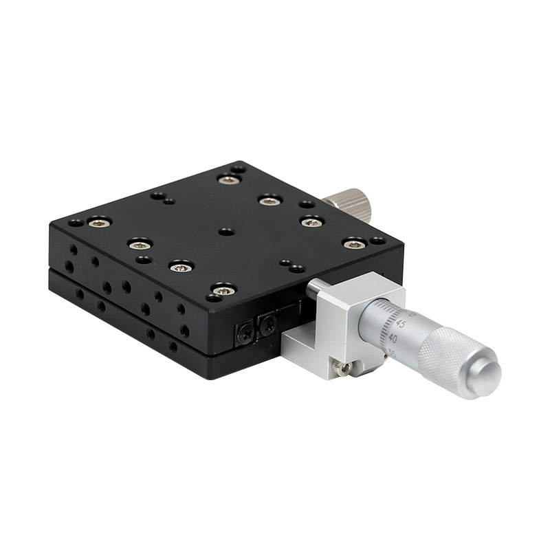 XY平移台LX光学LGX40/60/80/90-L-R-C千分尺手动精密微调平台滑台