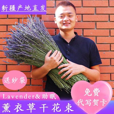 干花薰衣草干花花束天然干花装饰摆件家居客厅摆设花瓶助眠香薰花