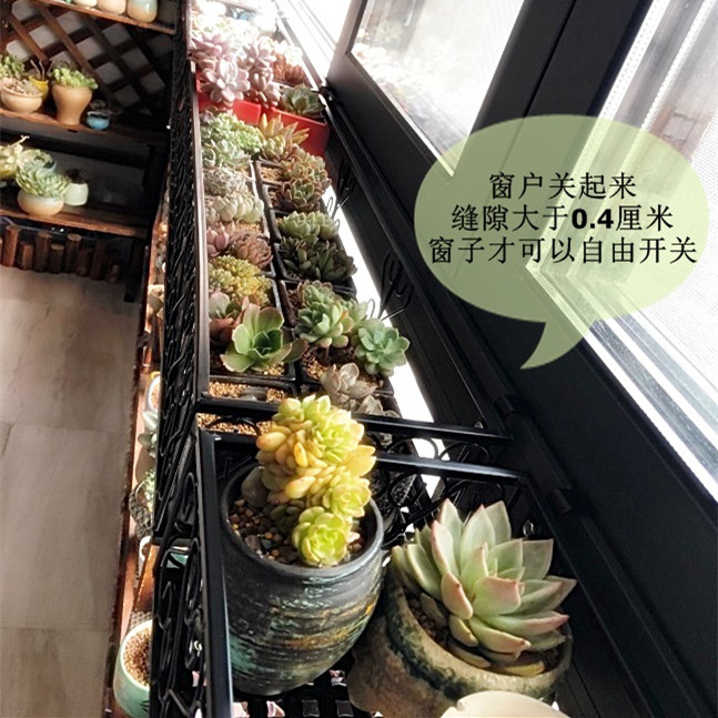 创意窗台花架铁艺挂式花架壁挂护栏悬挂花架多肉阳台栏杆花收纳架
