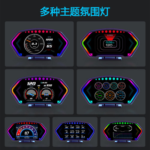 新款汽车擡头显示器北斗车载行车电脑