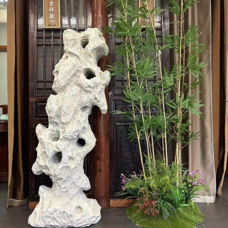 泡沫石头造景防真假山道具舞台表演美陈婚庆橱窗装饰白太湖石,商业/办公家具,假山/仿真造景,淘宝优惠券,粉丝福利购,淘宝优惠卷