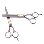 定制理发剪平剪牙剪黑蓝彩金紫色美发剪刘海打装 工具