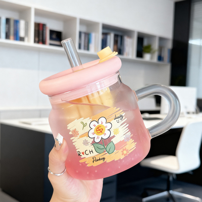 粗玻璃吸管diy奶茶杯子耐高温