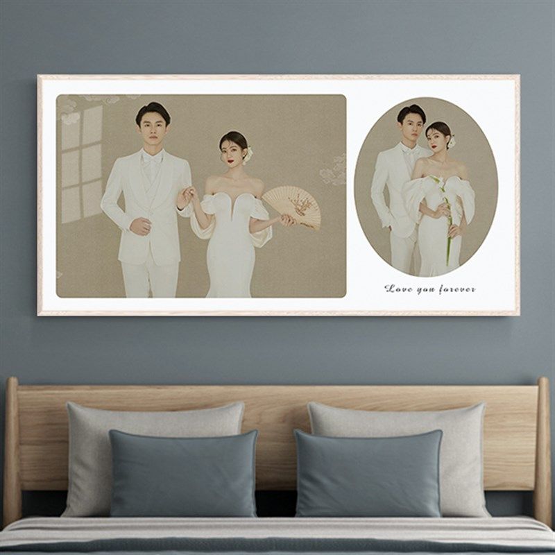 影楼婚纱照水晶相框摆台 结婚照全家福宝宝照 定制洗照片放大挂墙,家居饰品,相框/画框,淘宝优惠券,粉丝福利购,淘宝优惠卷