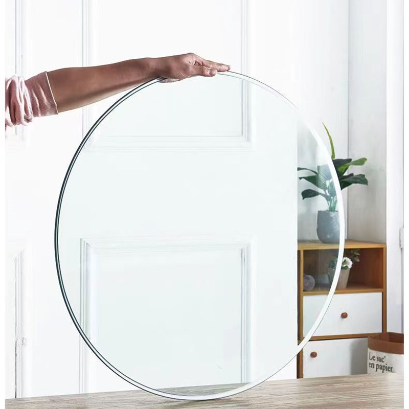 10MM加厚圆形钢化玻璃桌面酒店玻璃转盘台面茶几圆桌面家用餐桌面